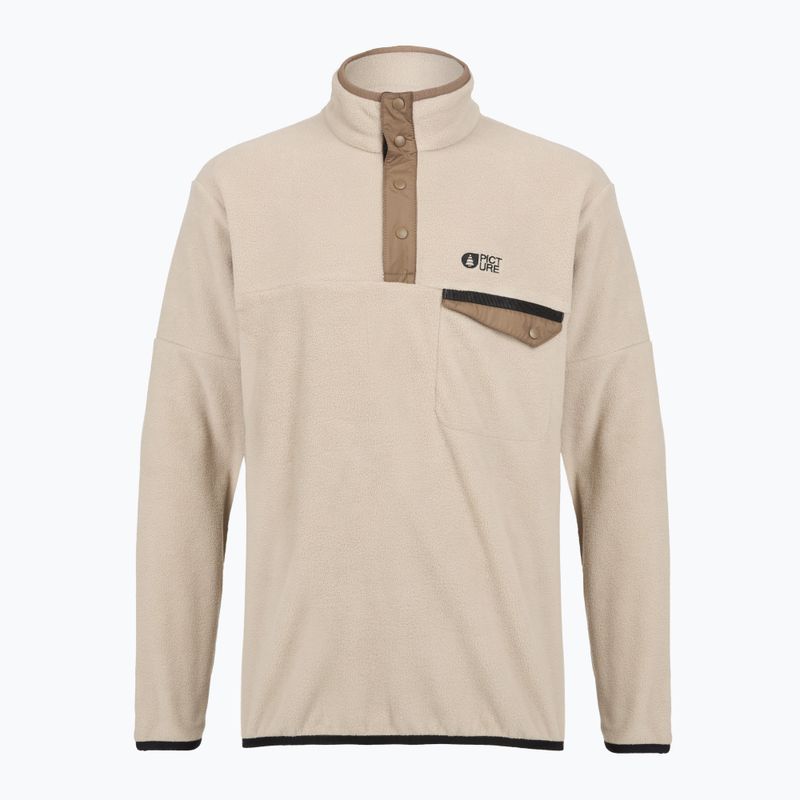 Bluză fleece de schi pentru bărbați Picture Arcca 1/4 Zip pure cashmere 6