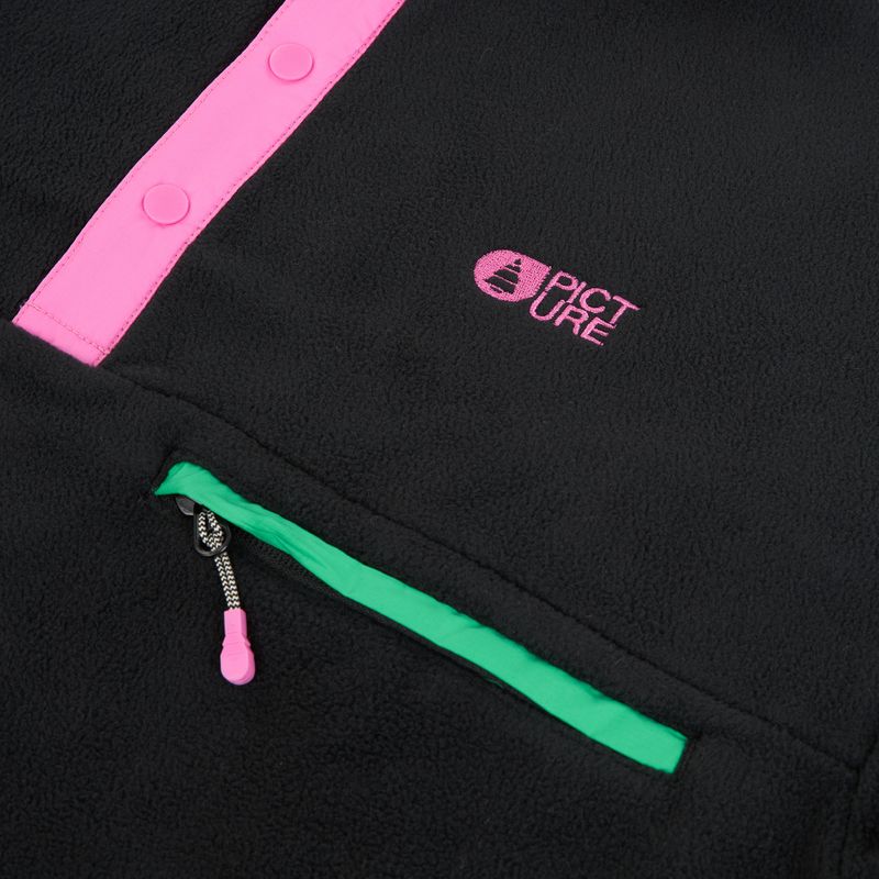 Bluză fleece de schi pentru femei Picture Arcca 1/4 Zip Black 9