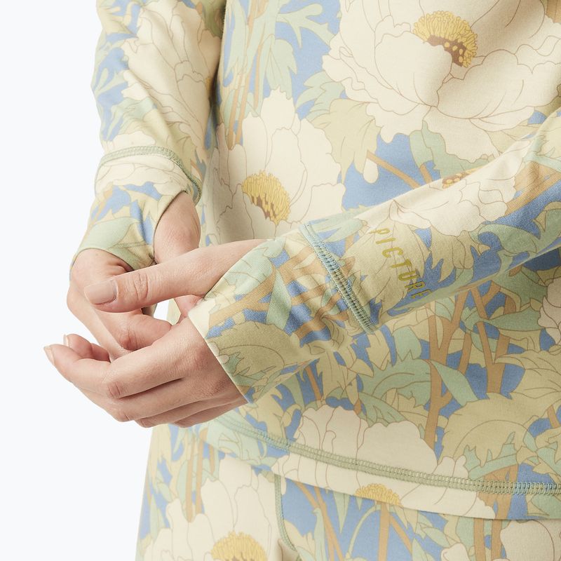 Bluză termică damă Picture Milita Printed timeless flower print 4
