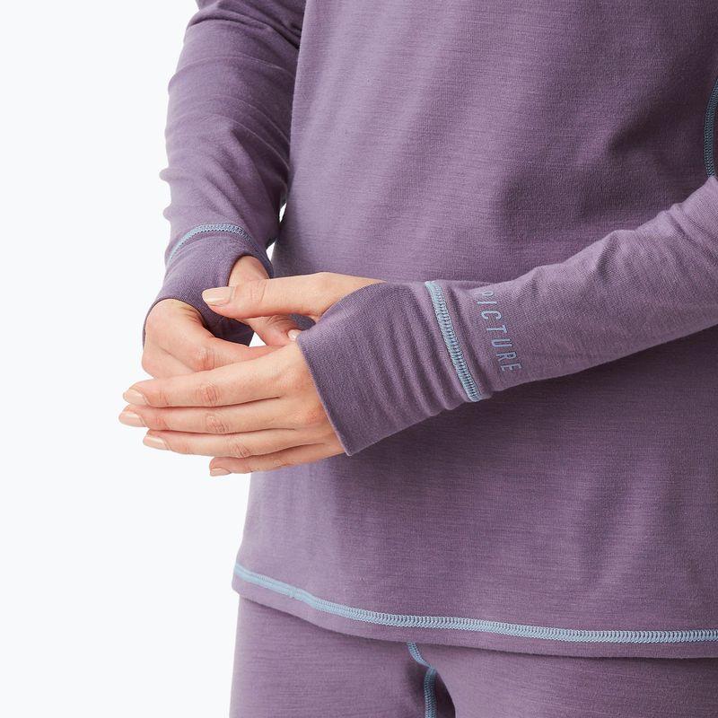 Longsleeve termoactivi pentru femei Picture Milita grape jam 4