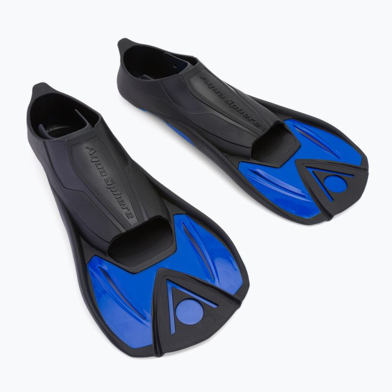 Aripioare de înot Aqua Sphere Microfin negru/albastru FA3254001 3