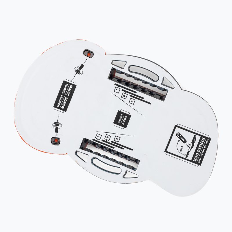 Kiteboard tampoane și curele F-One Platinum 3 legături + Slate / Flame mâner 77223-8001-S 5