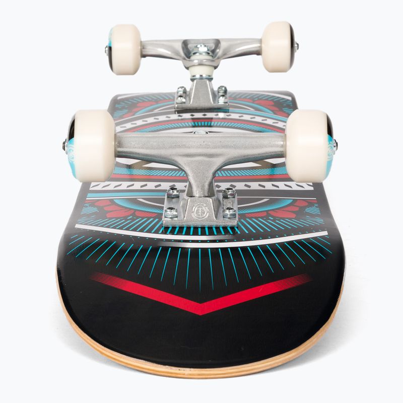 Element Hatched roșu albastru colorat skateboard clasic W4CPC4 5