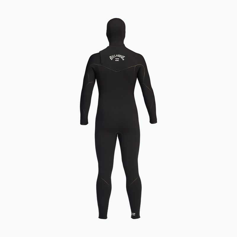 Costumul de neopren pentru bărbați Billabong 5/4 Furnace Hooded CZ Full black 7