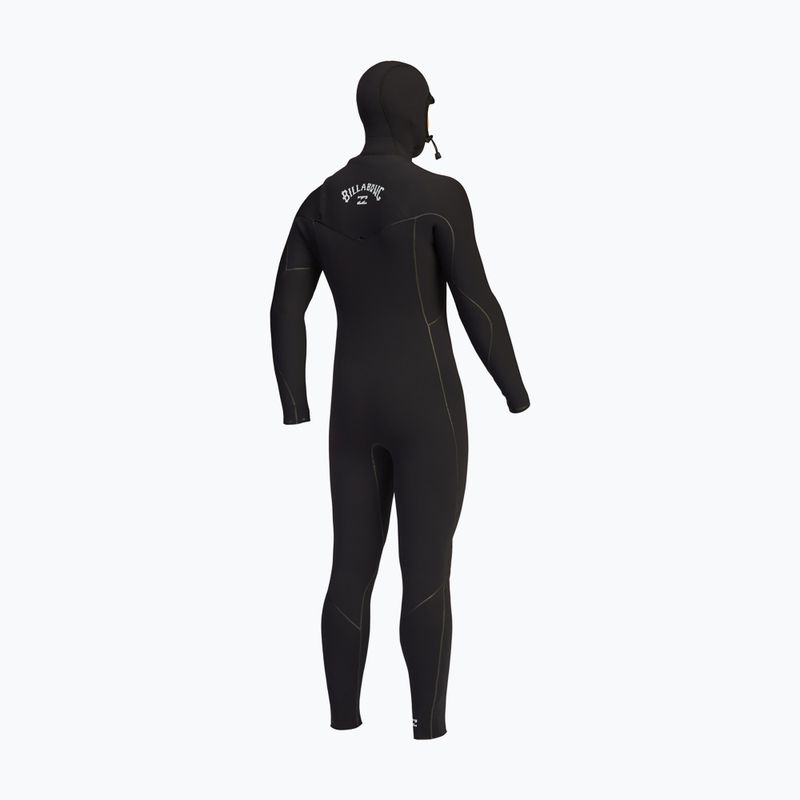 Costumul de neopren pentru bărbați Billabong 5/4 Furnace Hooded CZ Full black 9