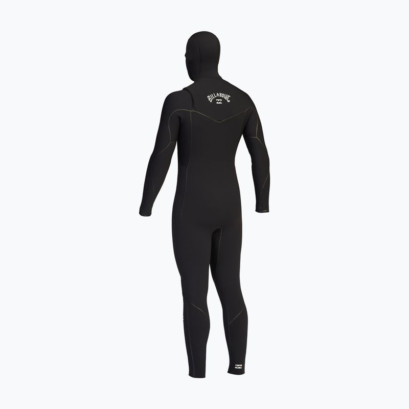 Costumul de neopren pentru bărbați Billabong 5/4 Furnace Hooded CZ Full black 10