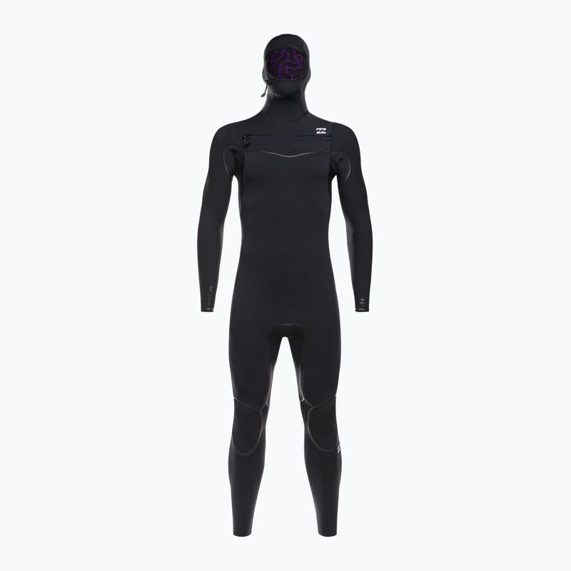 Costumul de neopren pentru bărbați Billabong 5/4 Furnace Hooded CZ Full black 2