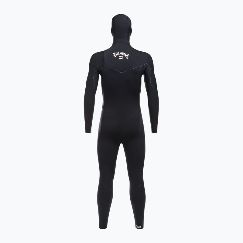 Costumul de neopren pentru bărbați Billabong 5/4 Furnace Hooded CZ Full black 3