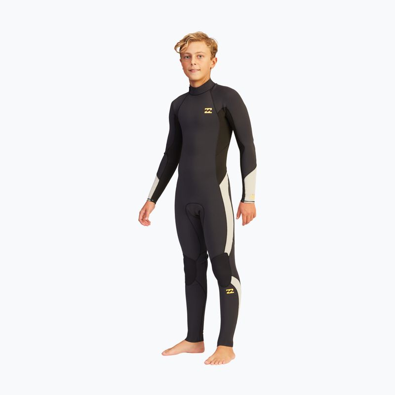 Spumă de înot pentru copii Billabong 4/3 Boys Absolute BZ Full black rock 2