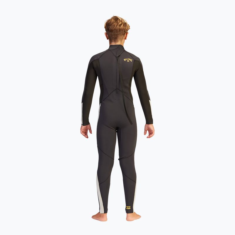 Spumă de înot pentru copii Billabong 4/3 Boys Absolute BZ Full black rock 3