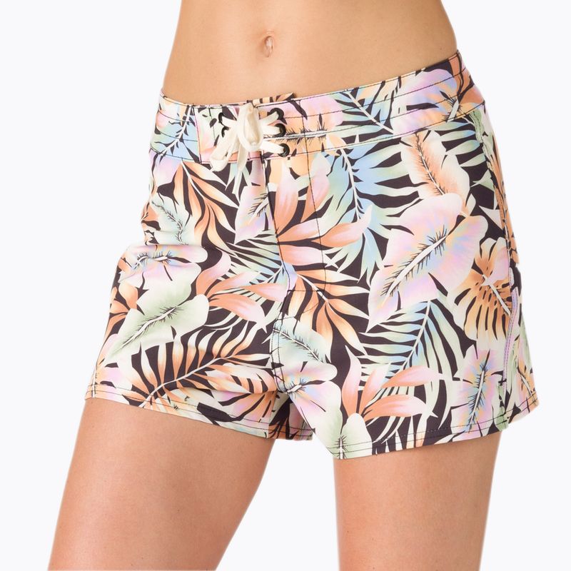 Pantaloni scurți de baie pentru femei Billabong Postcards From Paradise black pebble