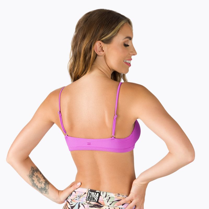 Costum de baie top Billabong Tanlines Avery bright orchid 3