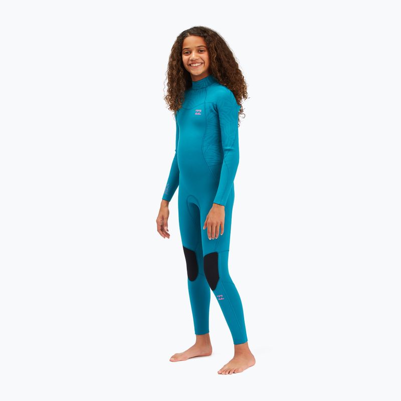 Spumă de înot pentru copii Billabong 3/2 Teen Synergy BZ FL Full blue lagoon 2