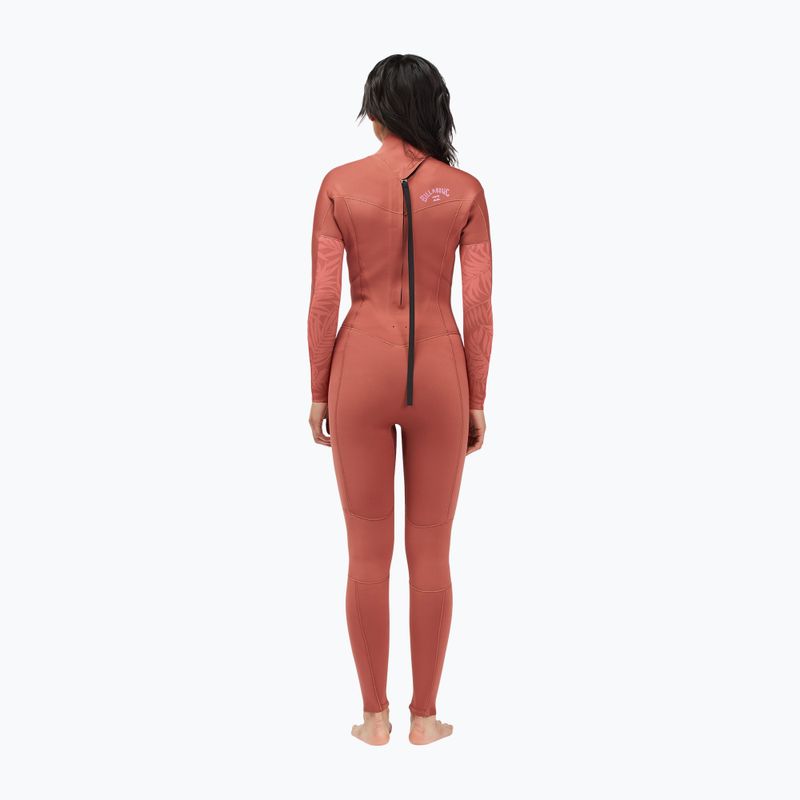 Costumul de neopren pentru femei Billabong 3/2 Synergy BZ L/SL red clay 3