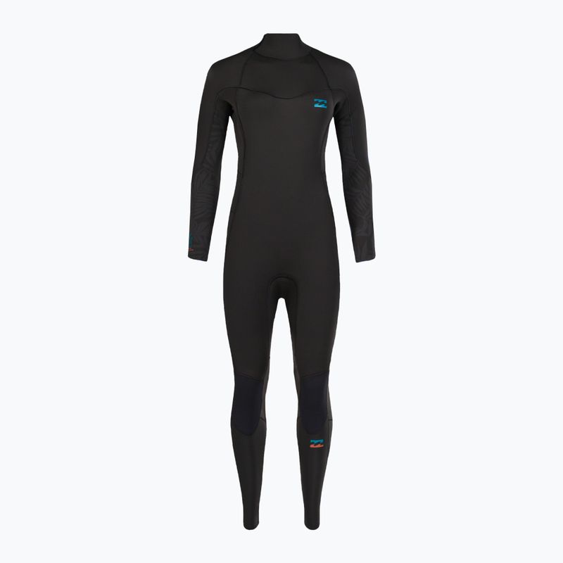 Costumul de neopren pentru femei Billabong 4/3 Synergy BZ Full black palms 2