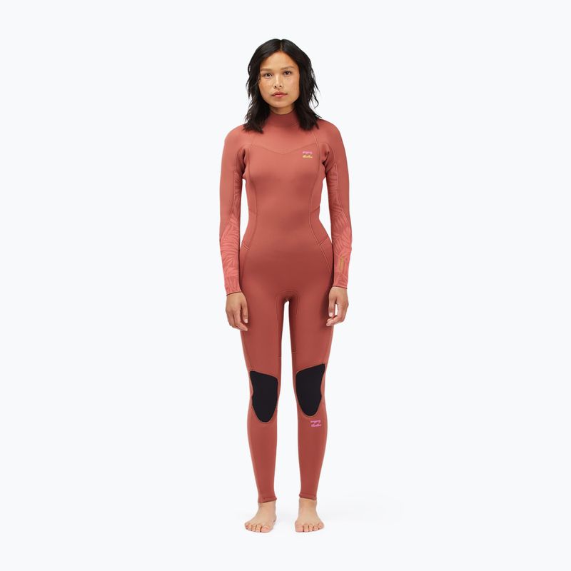 Costumul de neopren pentru femei Billabong 4/3 Synergy BZ Full red 6