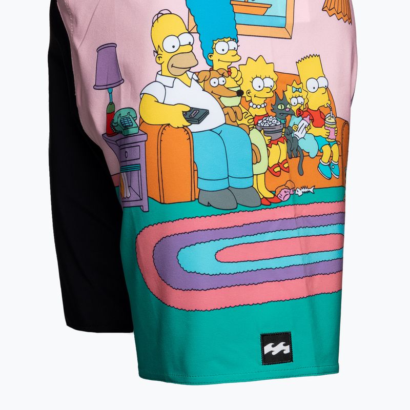 Pantaloni scurți de înot pentru bărbați Billabong Simpsons Family Couch black 7