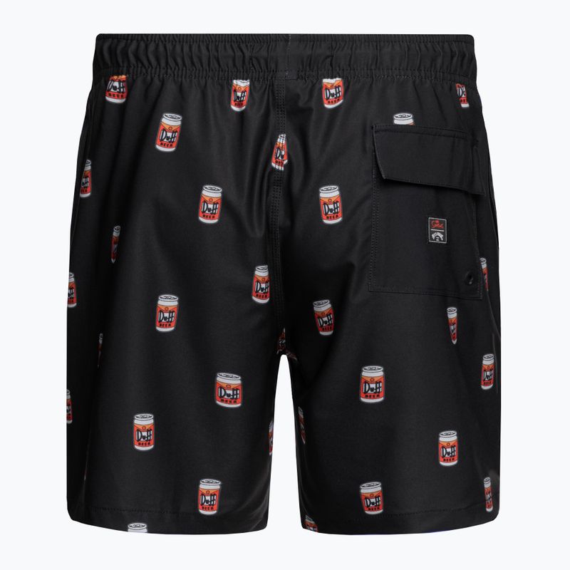 Pantaloni scurți de înot pentru bărbați Billabong Simpsons Duff black 2