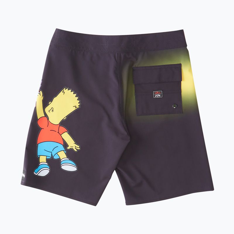 Pantaloni scurți de înot pentru copii Billabong Simpsons El Barto Pro black 2