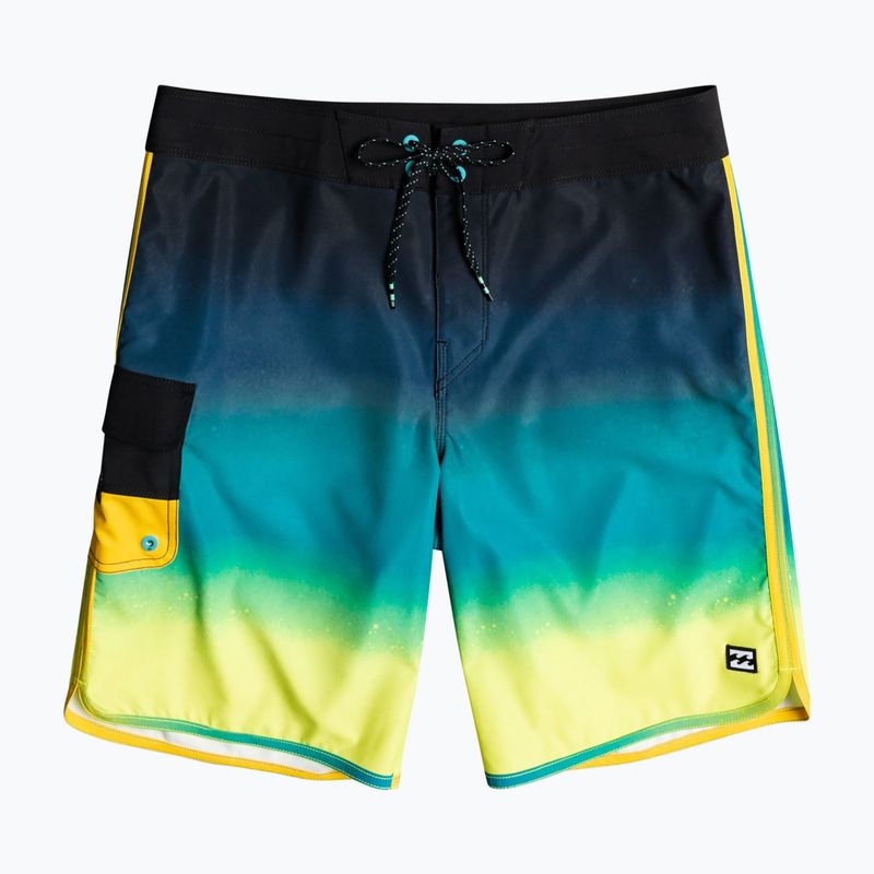 Pantaloni scurți de înot pentru copii Billabong 73 Fade Pro black