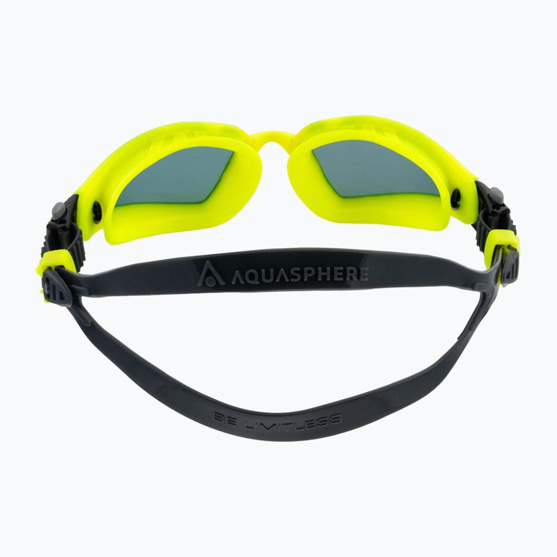 Ochelari de înot Aqua Sphere Kayenne Pro negru/galben EP304040707LD 5