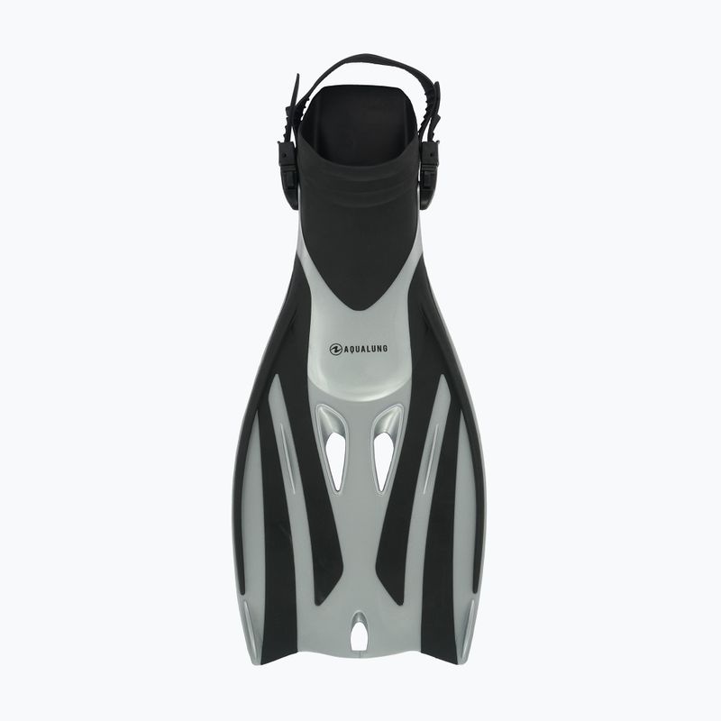 Aqualung Fizz negru și argintiu aripioare de scufundări FA3610115SM 5