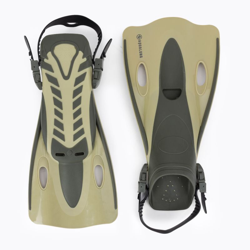 Aqualung Twister maro și verde aripioare de scufundare FA3649896SM 2
