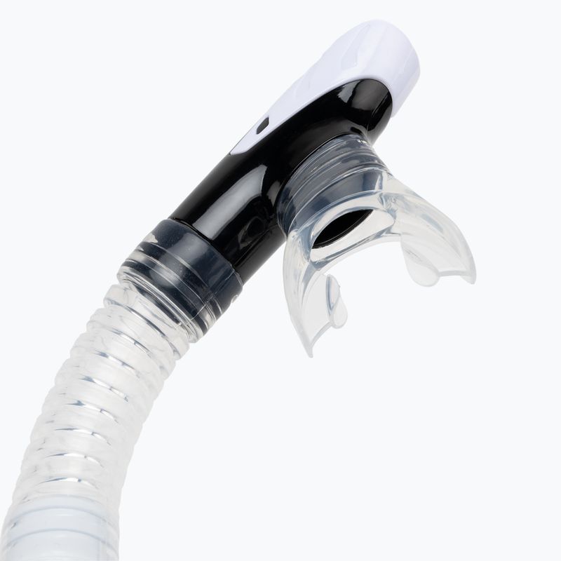 Aqualung Gobi Dry snorkel alb și negru SN3060901 3