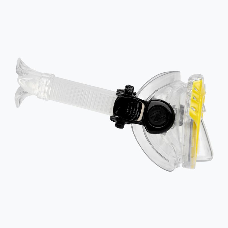 Mască de scufundări pentru copii Aqualung Cub transparent/galben MS5530007 3