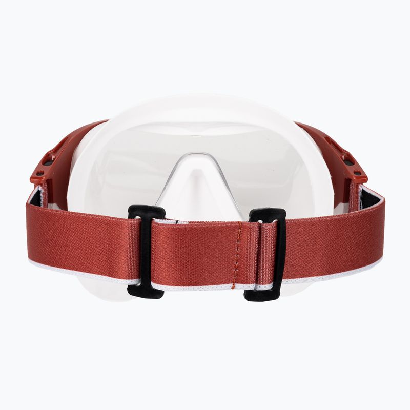 Mască de scufundări Aqualung Vita alb/cărămiziu MS5520963LCL 5
