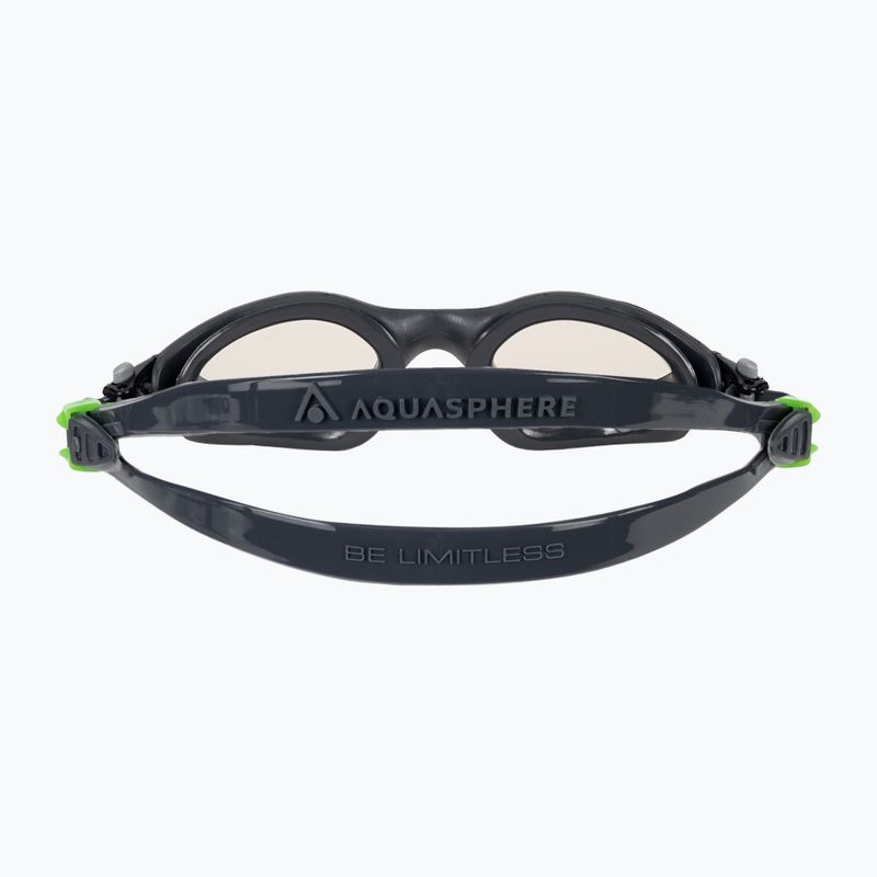 Ochelari de înot Aquasphere Kayenne gri închis/verde 5