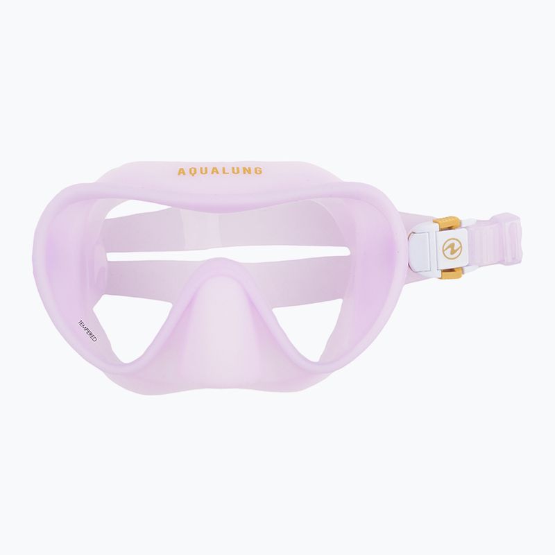 Set de snorkeling  Aqualung Combo Nabul mască + tub red/white 2