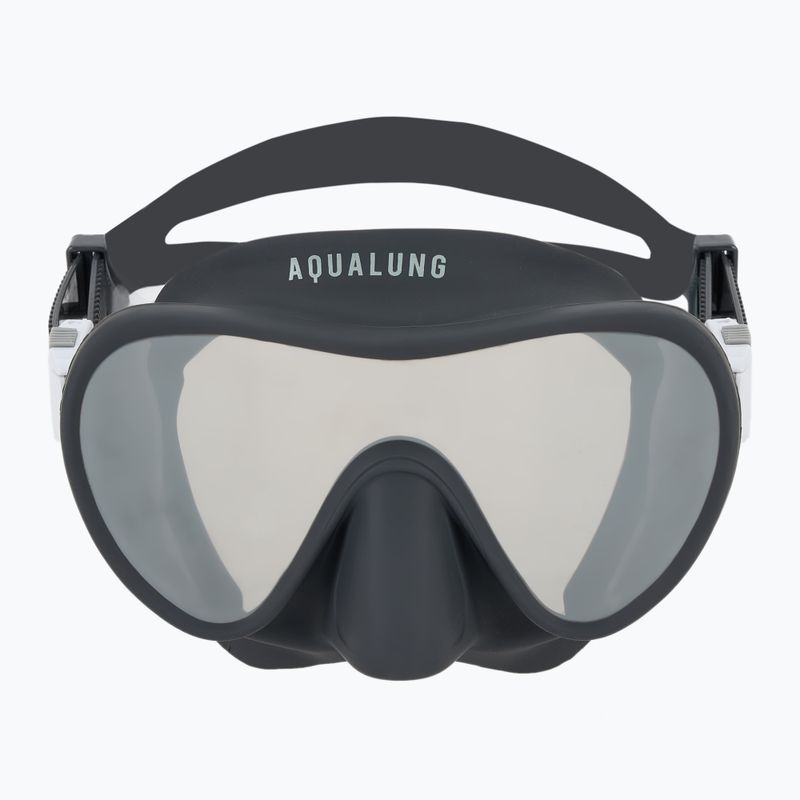 Set de snorkeling Aqualung Combo Nabul mască + tub silver/mirror 3
