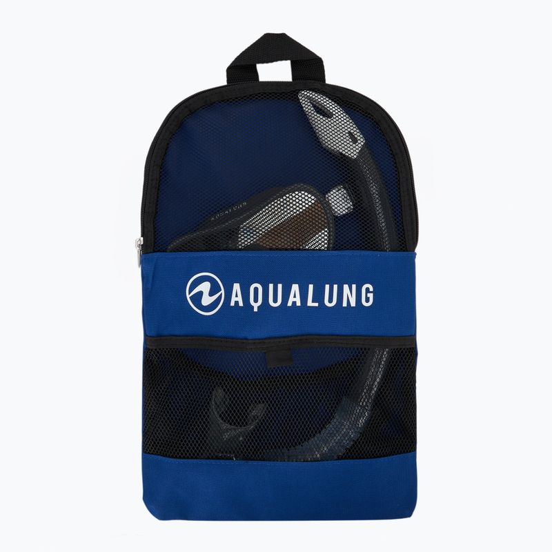 Set de snorkeling Aqualung Combo Nabul mască + tub silver/mirror 9