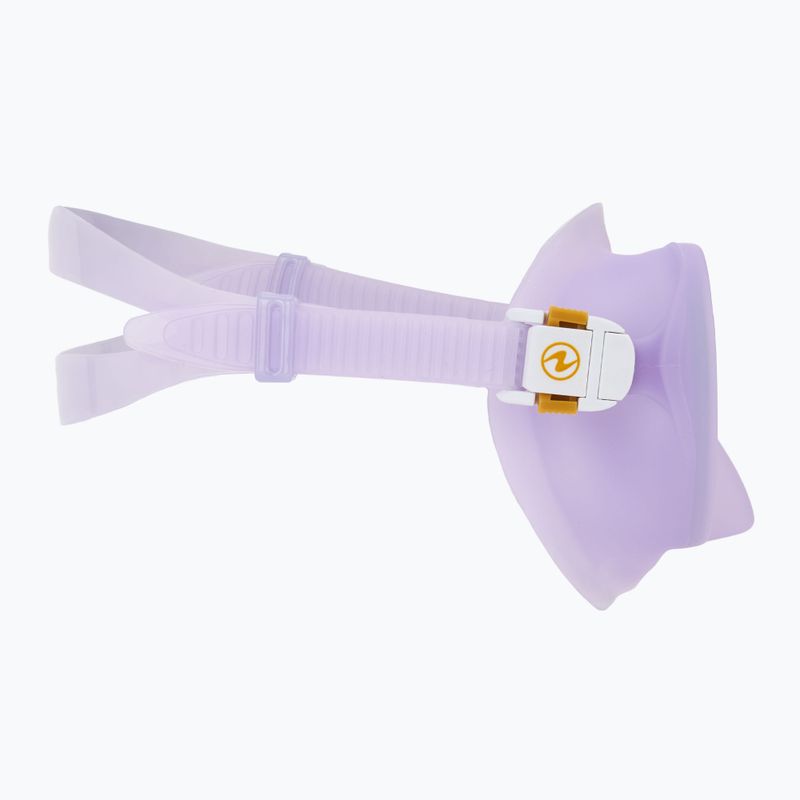 Set de snorkeling  Aqualung Nabul mască + tub+ labe translucid purple 4