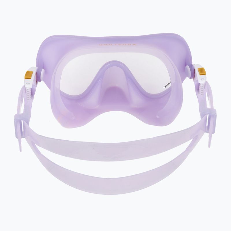 Set de snorkeling  Aqualung Nabul mască + tub+ labe translucid purple 5