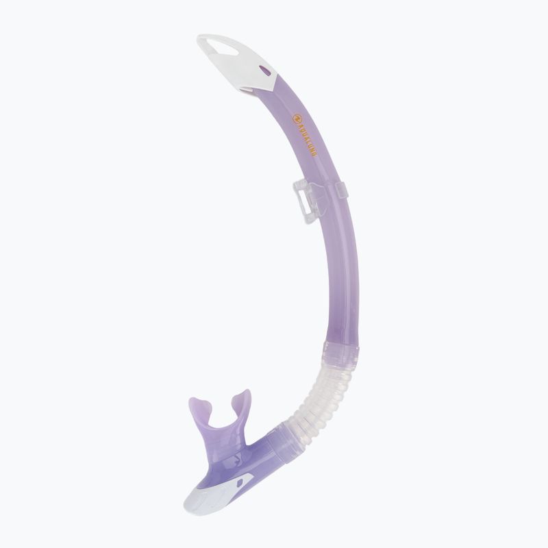 Set de snorkeling  Aqualung Nabul mască + tub+ labe translucid purple 6