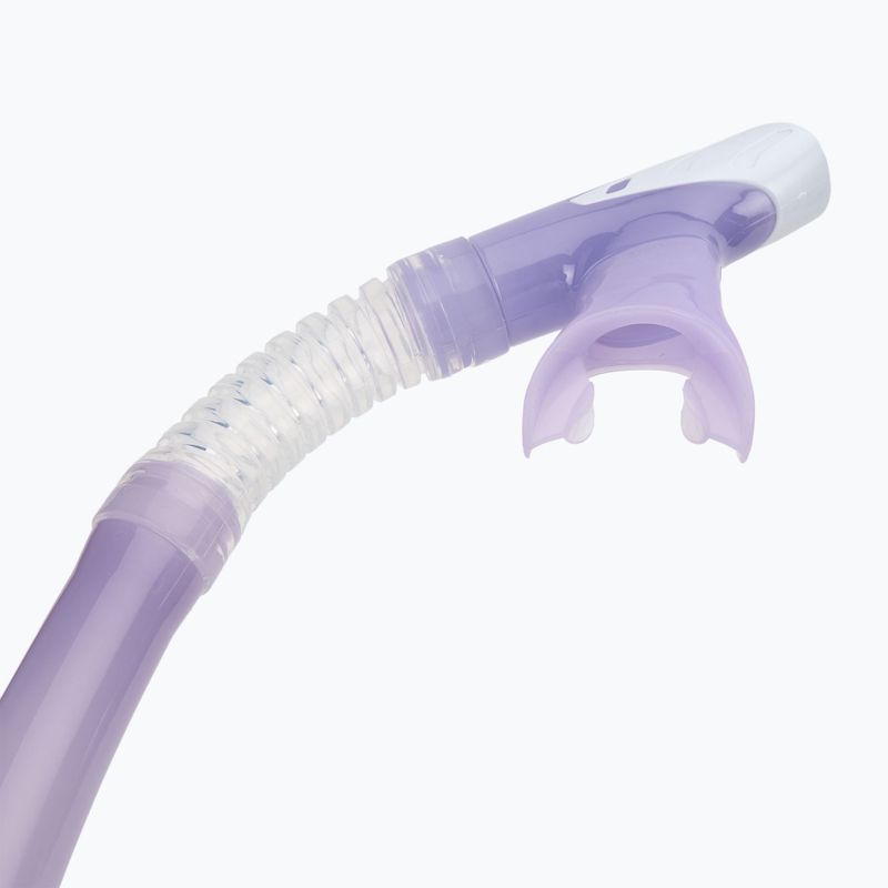 Set de snorkeling  Aqualung Nabul mască + tub+ labe translucid purple 7