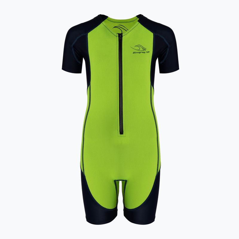 Combinezon de înot pentru copii Aquasphere Stingray HP bright green/navy blue 2