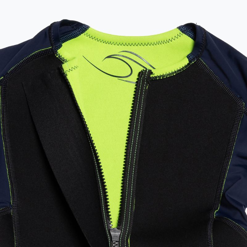 Combinezon de înot pentru copii Aquasphere Stingray HP bright green/navy blue 4