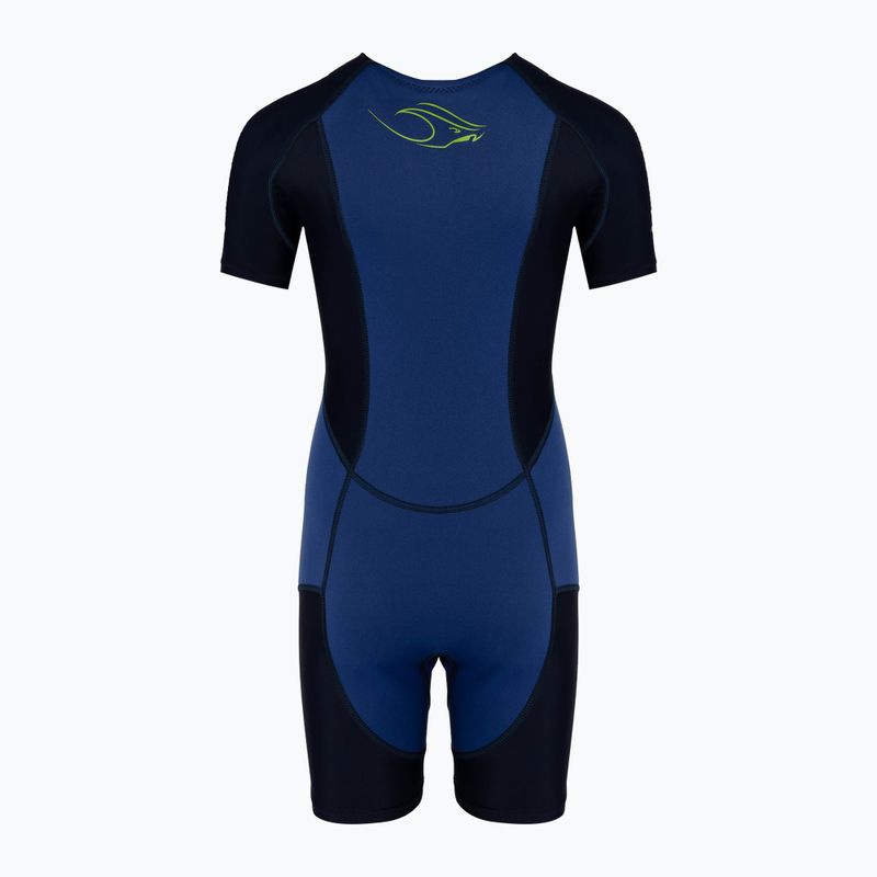 Combinezon de înot pentru copii Aquasphere Stingray HP royal blue/navy blue 3