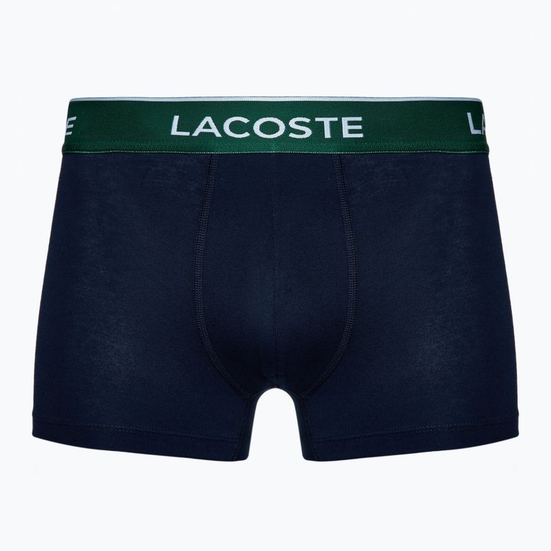 Boxeri Lacoste 5H3401 3 pary navy blue/green/red/navy 3
