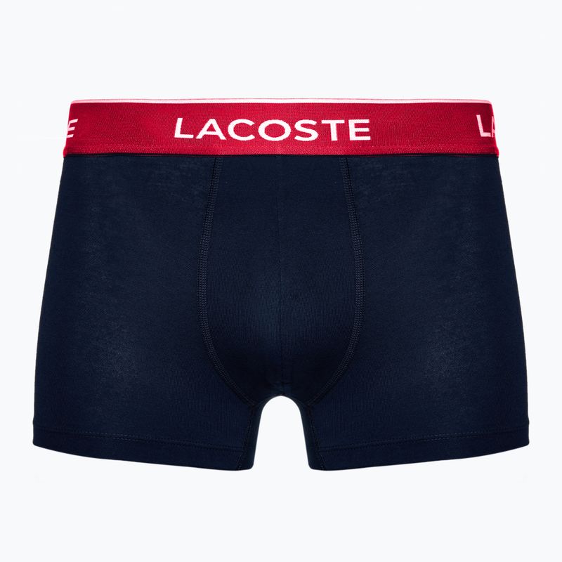 Boxeri Lacoste 5H3401 3 pary navy blue/green/red/navy 4