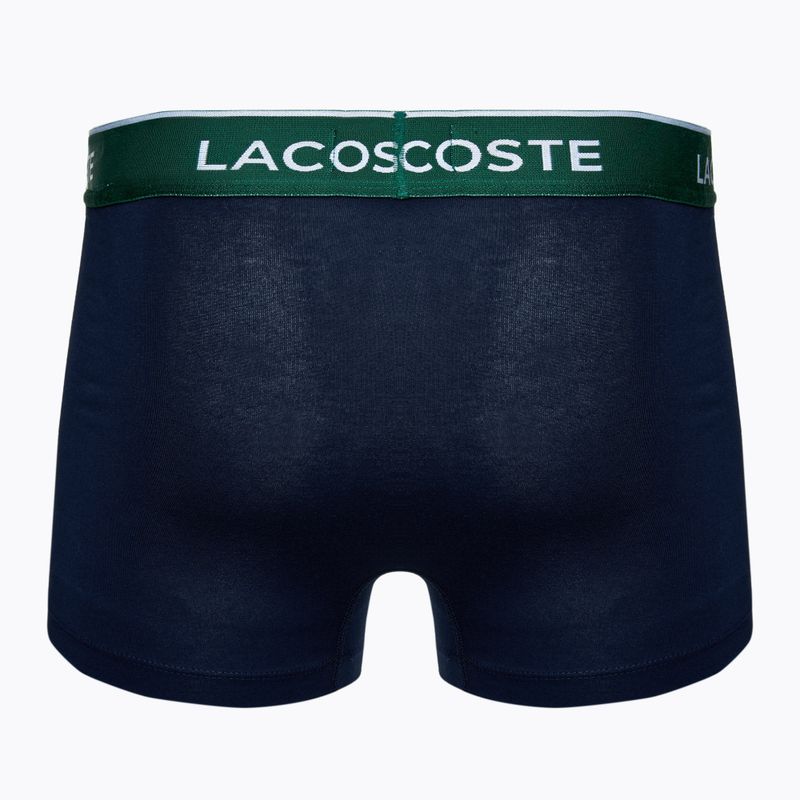 Boxeri Lacoste 5H3401 3 pary navy blue/green/red/navy 5