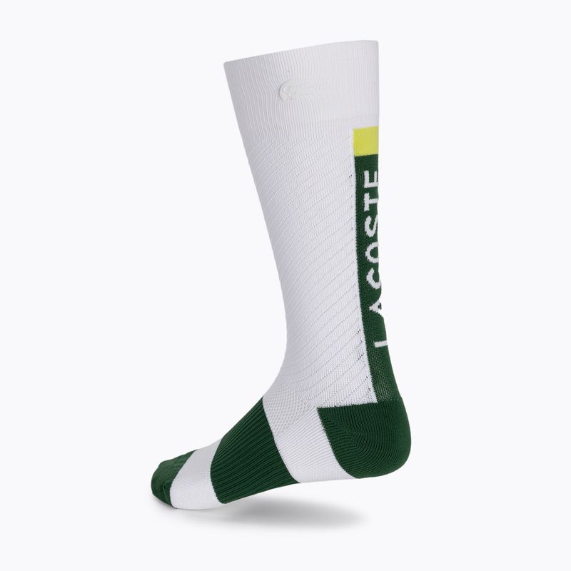 Lacoste Compression Zones Șosete lungi de tenis alb RA4181 BFH 2