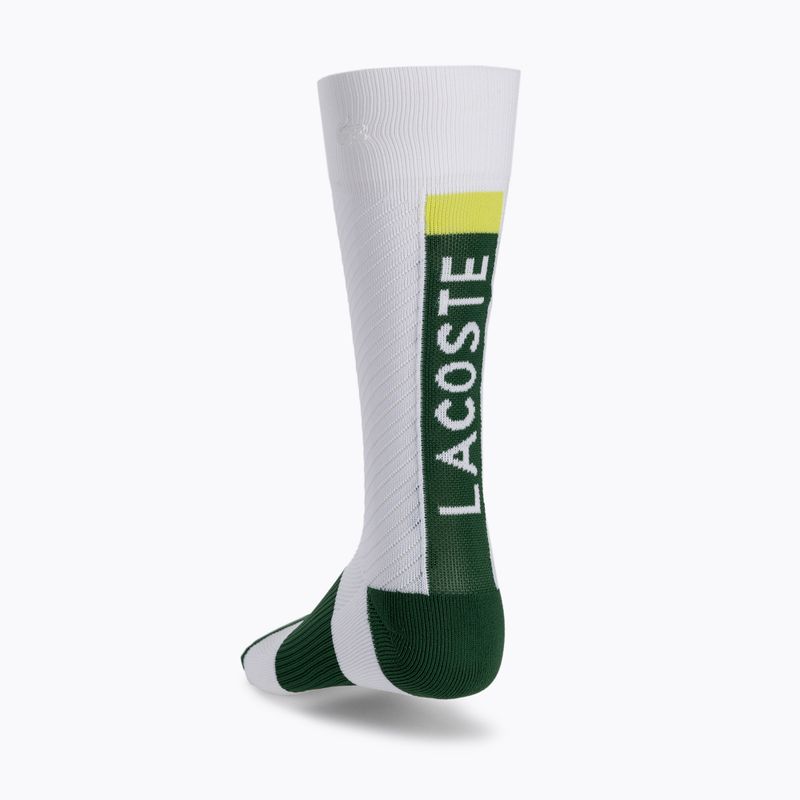Lacoste Compression Zones Șosete lungi de tenis alb RA4181 BFH 3