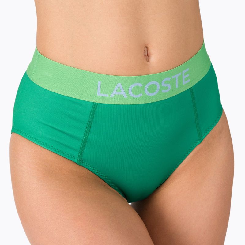 Costume de baie pentru femei Lacoste slip verde MF3390 4