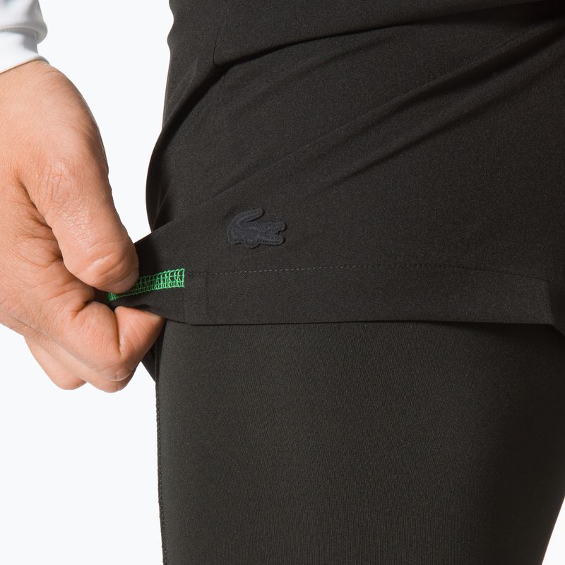 Pantaloni scurți de tenis pentru bărbați Lacoste negru GH1041.9AZ 5