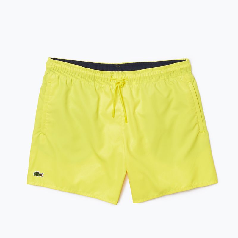 Pantaloni scurți de înot pentru bărbați Lacoste MH6270 9TB galben