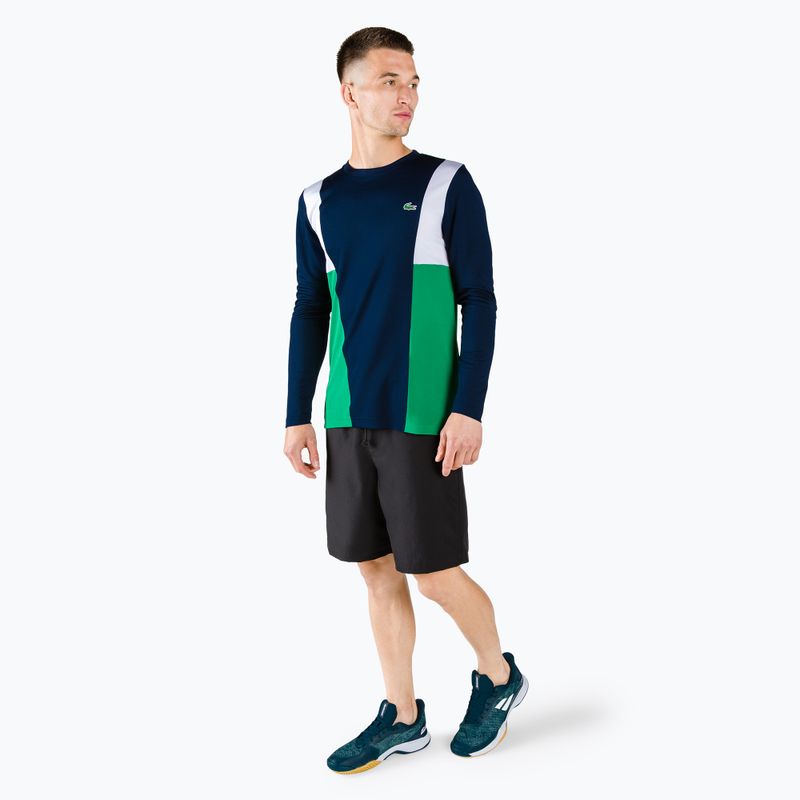 Tricou de tenis pentru bărbați Lacoste TH0831 91A albastru 2